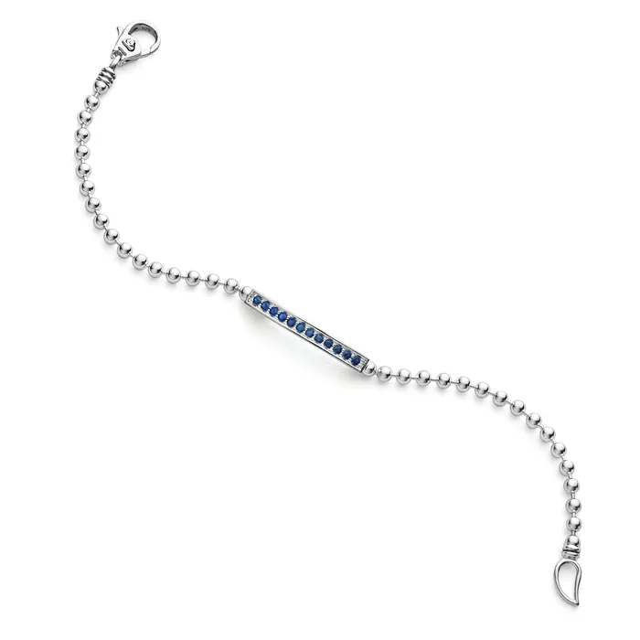 Caviar Spark Blue Sapphire Beaded Bracelet LAGOS Bracelets