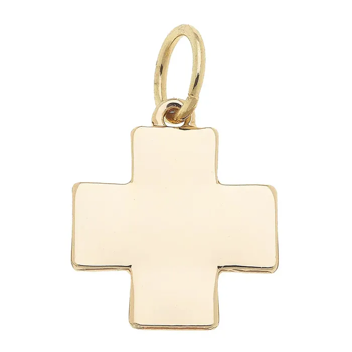 Cross Charm Canvas Charm Necklaces