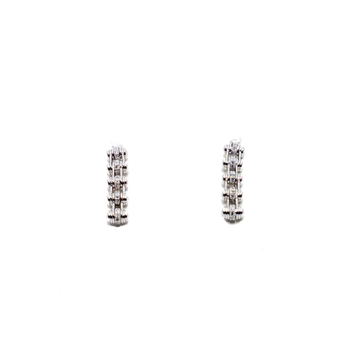 Emporio Armani Emporio Armani Ladies Earrings Ss Sterling Silver With Bicyle Pedal Chain Design Earrings