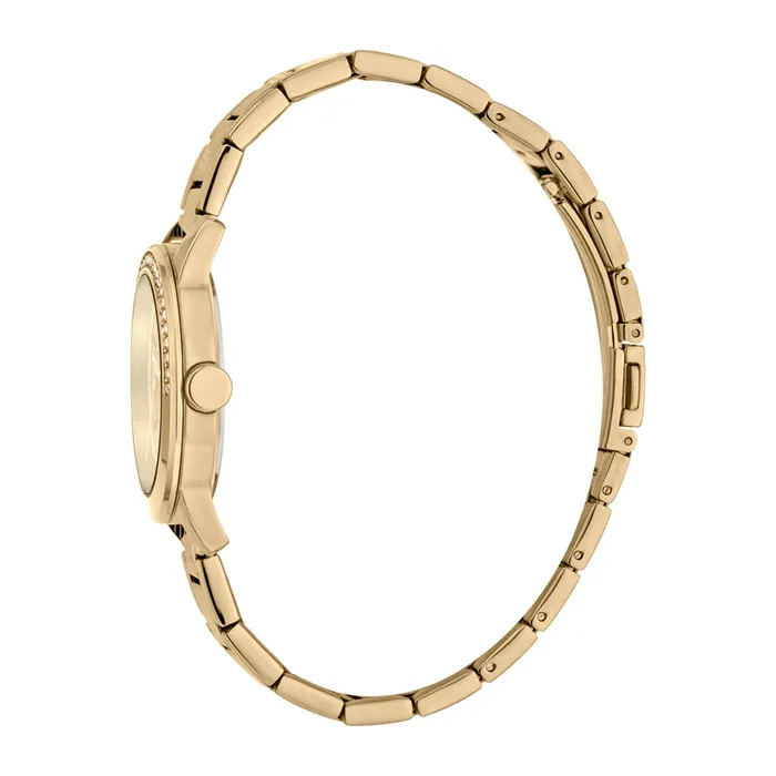 Esprit Ladies Watch Golden Color Case Bracelet With Stone Golden Dial Esprit Bracelets Esprit Ladies Watch Golden Color Case Bracelet With Stone Golden Dial Esprit Bracelets