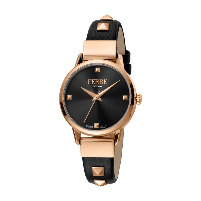Ferre Milano Ladies Watch Ip Rose Gold Case Ferre Milano Watches
