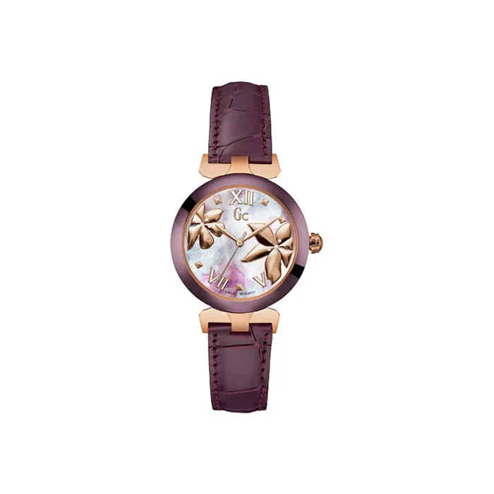 Gc Watches Gc Ladies Ladybelle Collection Watch IP Rose Gold With Leather Strap Gc Watches Gc Ladies Ladybelle Collection Watch IP Rose Gold With Leather Strap