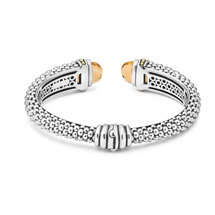 Lagos Bracelets Caviar Color Citrine Cuff Bracelet 12mm Lagos Bracelets Caviar Color Citrine Cuff Bracelet 12mm