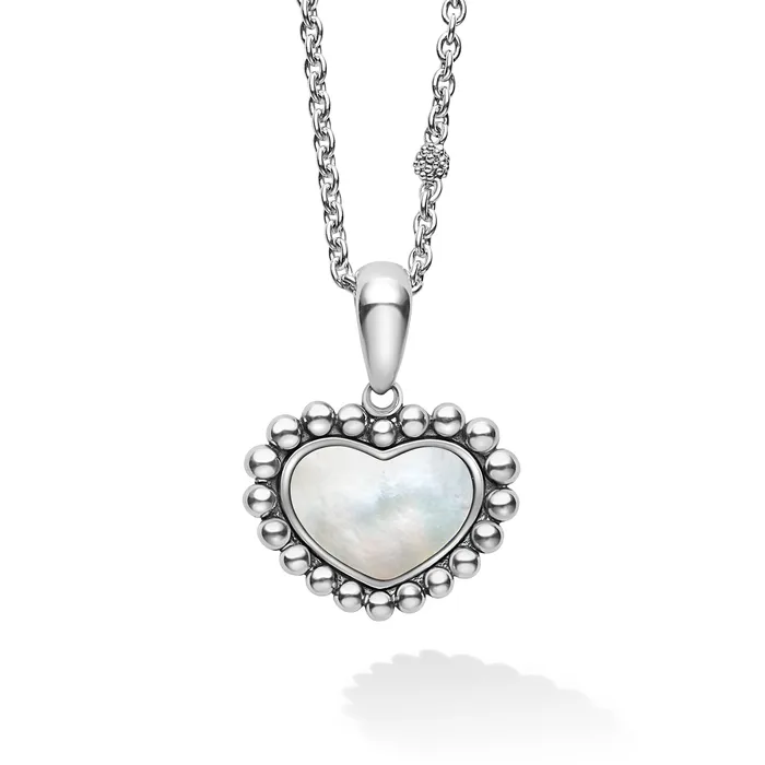 LAGOS Necklaces Maya Mother of Pearl Heart Necklace