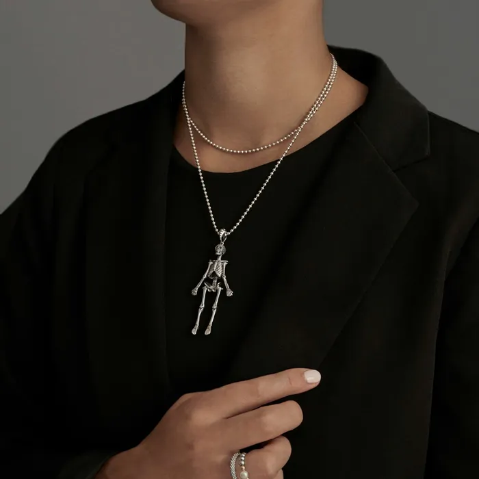 LAGOS Necklaces Rare Wonders Caviar Skeleton Pendant Necklace LAGOS Necklaces Rare Wonders Caviar Skeleton Pendant Necklace