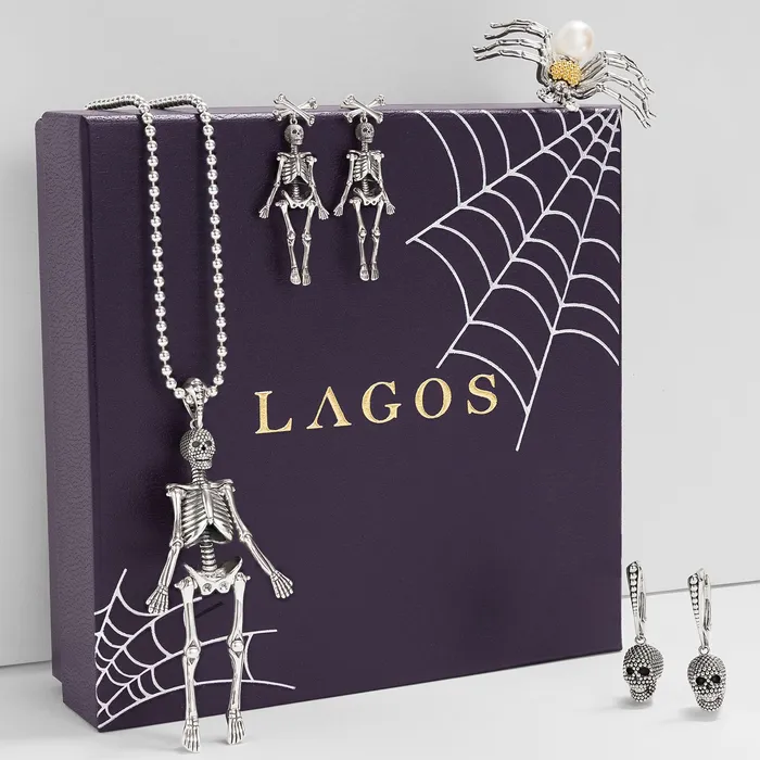 LAGOS Necklaces Rare Wonders Caviar Skeleton Pendant Necklace LAGOS Necklaces Rare Wonders Caviar Skeleton Pendant Necklace