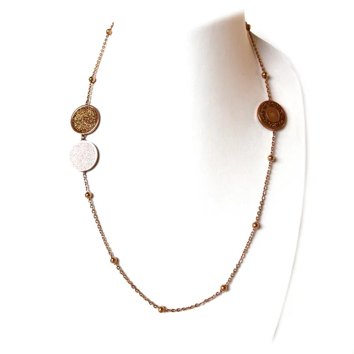 Necklaces Cerruti Cerruti Ladies Necklace Rose Gold Plated Necklaces Cerruti Cerruti Ladies Necklace Rose Gold Plated