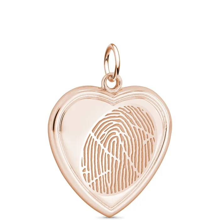Necklaces Legacy Touch 14k Rose Gold Heart Pendant