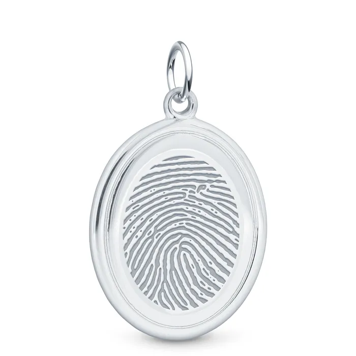 Necklaces Legacy Touch Sterling Silver Oval Pendant