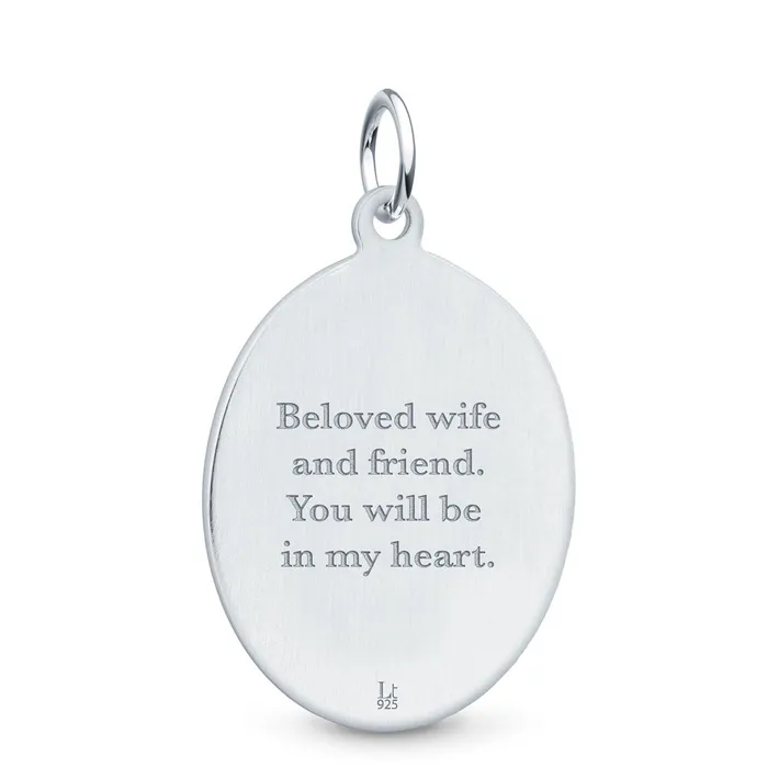 Necklaces Legacy Touch Sterling Silver Oval Pendant