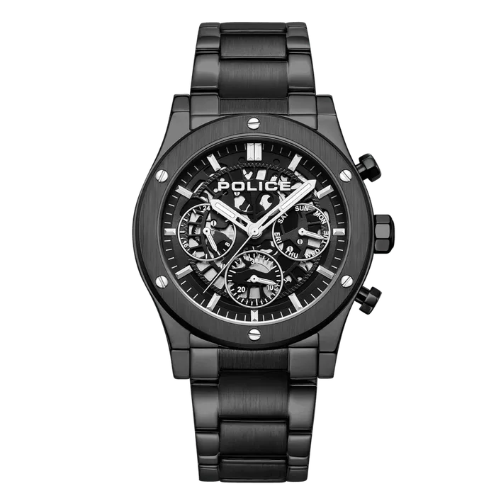 Police Watches Police Knotty Gents Black Dial Watch