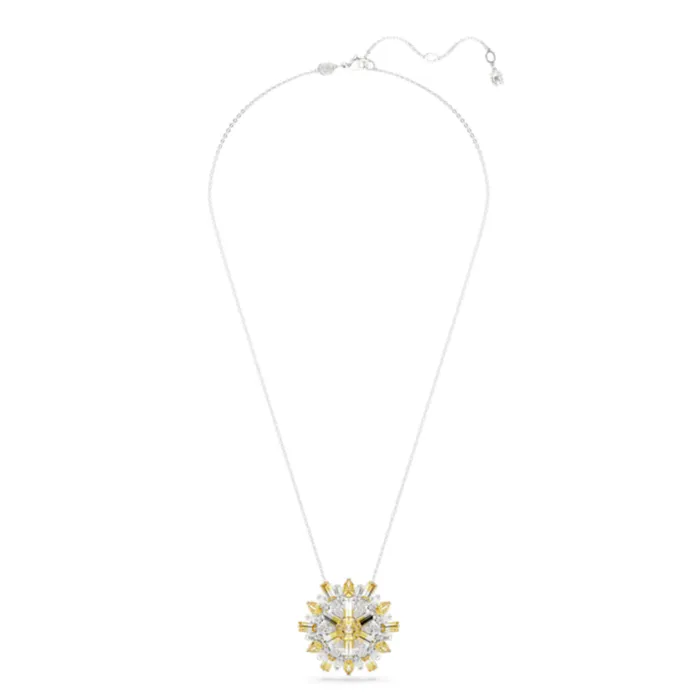 Swarovski Idyllia pendant and brooch Flower Necklace Long Yellow Rhodium plated Swarovski Necklaces Swarovski Idyllia pendant and brooch Flower Necklace Long Yellow Rhodium plated Swarovski Necklaces