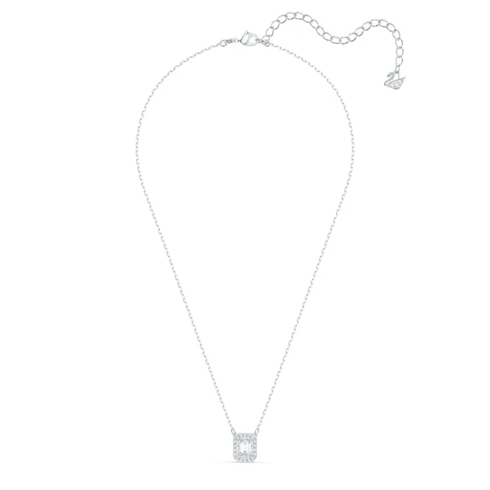 Swarovski Necklaces Swarovski Millenia Necklace Square Swarovski Zirconia White Rhodium Plated Swarovski Necklaces Swarovski Millenia Necklace Square Swarovski Zirconia White Rhodium Plated