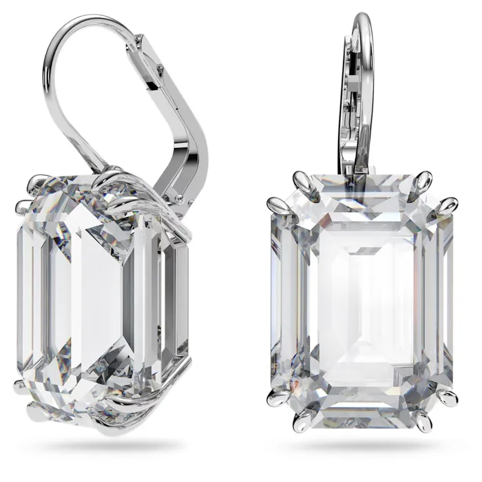 Swarovski Swarovski Millenia Drop Earrings Octagon cut White Rhodium plated Earrings Swarovski Swarovski Millenia Drop Earrings Octagon cut White Rhodium plated Earrings