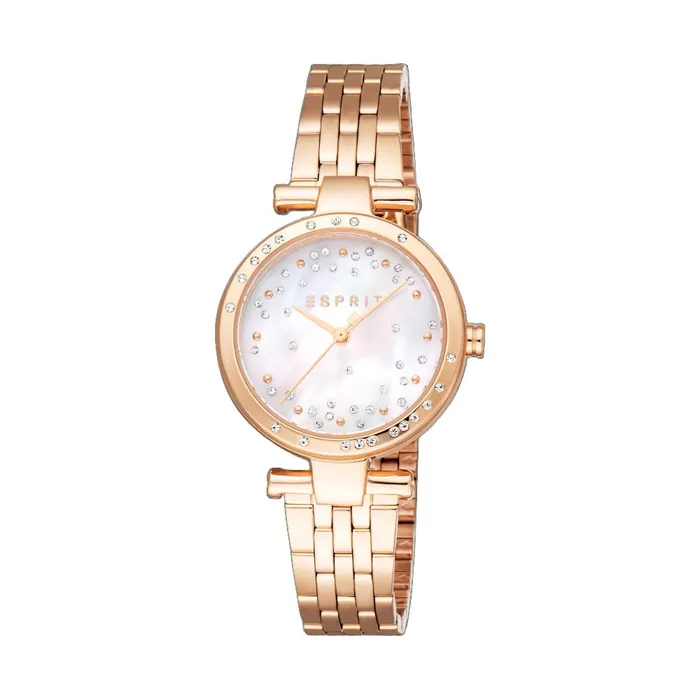 Watches Esprit Esprit Laila ll Ladies White Dial Rose Gold Watch