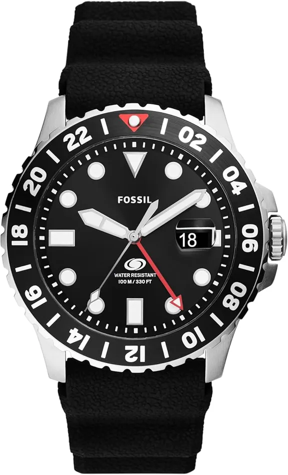 Watches Fossil Fossil Blue GMT Gents Adventurous Dive Watch