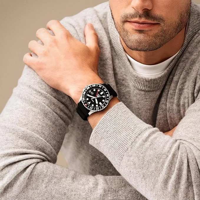 Watches Fossil Fossil Blue GMT Gents Adventurous Dive Watch Watches Fossil Fossil Blue GMT Gents Adventurous Dive Watch