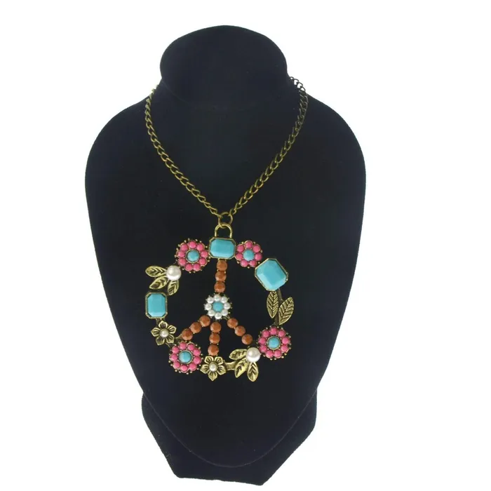 wickedafstore Necklaces Hippie Peace Wreath Necklace