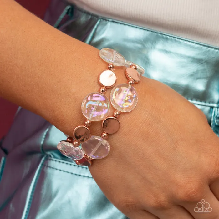 All Eyes On U Jewelry Paparazzi Accessories Bracelets Discus Throw Copper Paparazzi Bracelet