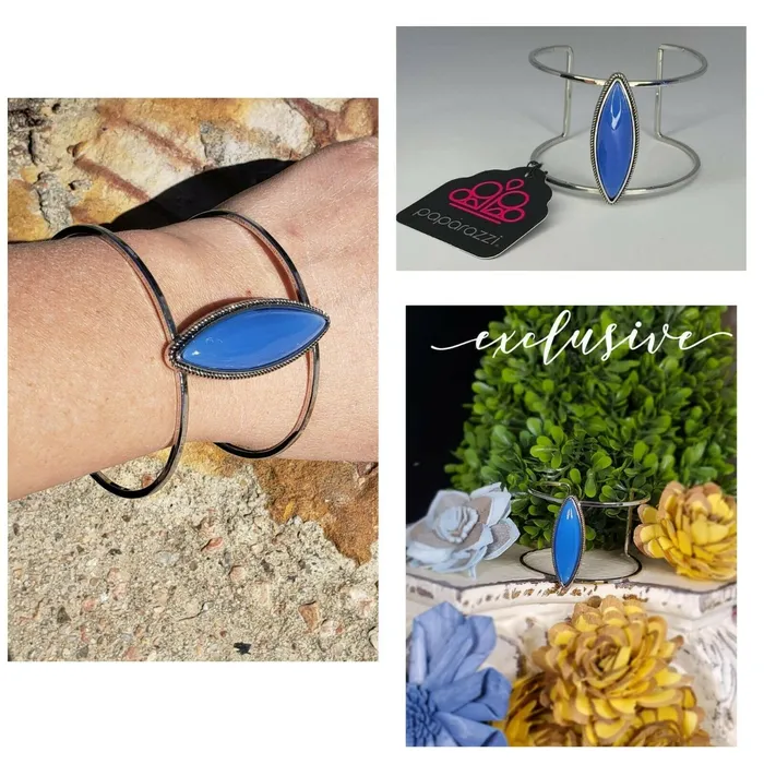 All Eyes On U Jewelry Paparazzi Accessories Bracelets What You SEER is What You Get Blue Bracelet All Eyes On U Jewelry Paparazzi Accessories Bracelets What You SEER is What You Get Blue Bracelet