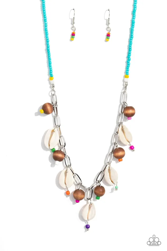All Eyes On U Jewelry Paparazzi Accessories Necklaces BEACH for the Sun Blue Paparazzi Necklace All Eyes On U Jewelry Paparazzi Accessories Necklaces BEACH for the Sun Blue Paparazzi Necklace