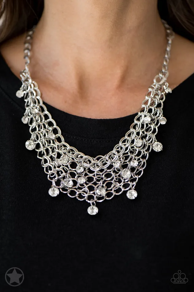 All Eyes On U Jewelry Paparazzi Accessories Necklaces Fishing For A Compliment Silver Paparazzi Necklace