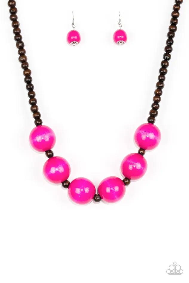 All Eyes On U Jewelry Paparazzi Accessories Necklaces Oh My Miami Pink Wooden Paparazzi Necklace All Eyes On U Jewelry Paparazzi Accessories Necklaces Oh My Miami Pink Wooden Paparazzi Necklace