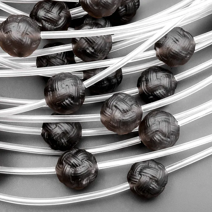 Bracelets AAA Hand Carved 3D Natural Ice Obsidian Infinity Knot Gemstone Round Beads 12mm Intrinsic Trading Bracelets AAA Hand Carved 3D Natural Ice Obsidian Infinity Knot Gemstone Round Beads 12mm Intrinsic Trading