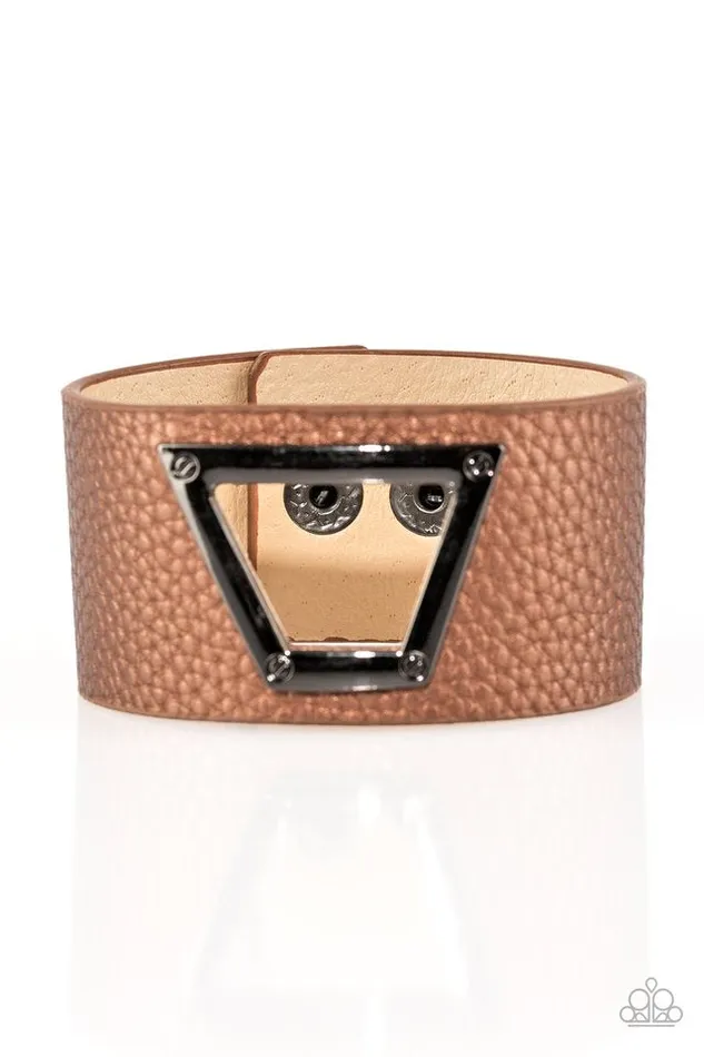 Bracelets All Eyes On U Jewelry Paparazzi Accessories Paparazzi Brown Leather BraceletPower PlayUrban Bracelets All Eyes On U Jewelry Paparazzi Accessories Paparazzi Brown Leather BraceletPower PlayUrban