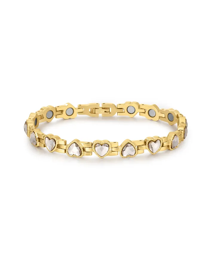 Bracelets Luv Aj Cross My Heart Bracelet Gold