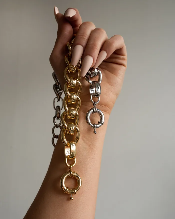Bracelets Luv Aj The Lola Oversized Chain Bracelet Gold Bracelets Luv Aj The Lola Oversized Chain Bracelet Gold