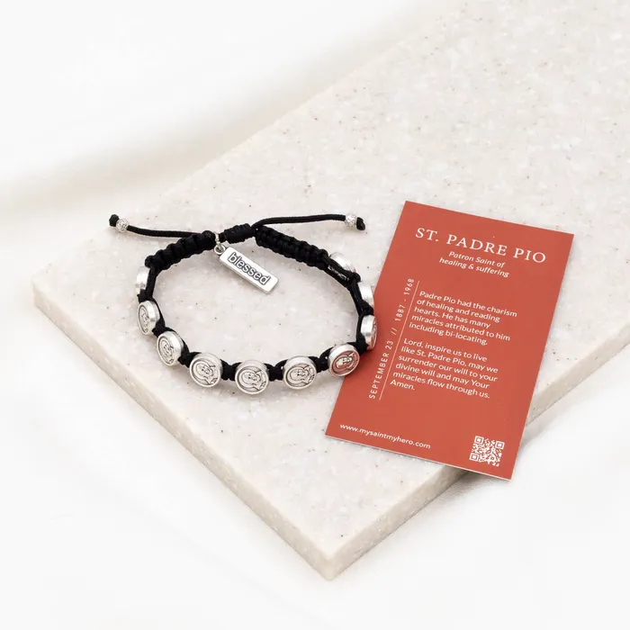 Bracelets My Saint My Hero Padre Pio Blessing Bracelet