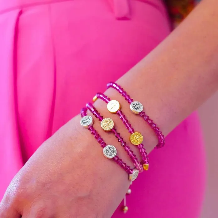 Bracelets My Saint My Hero Share the Love Power Pink Bracelet