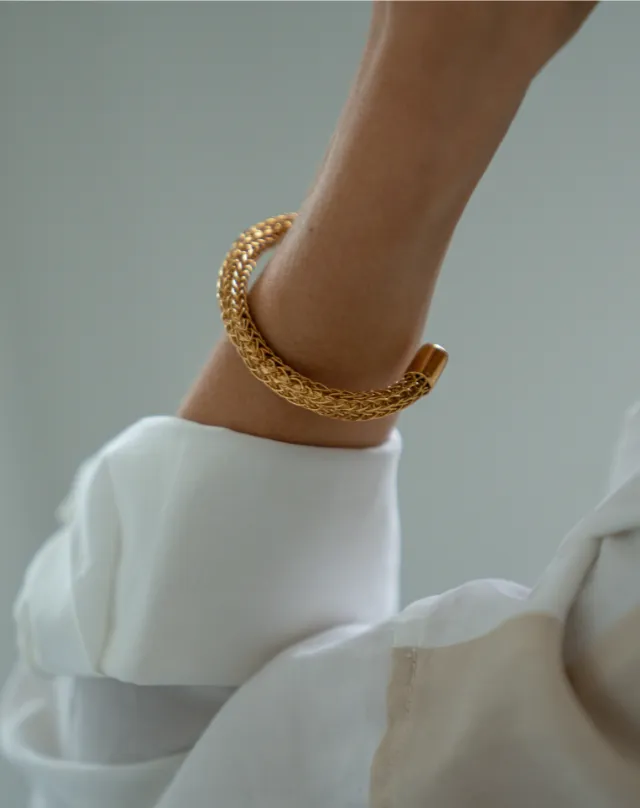 Bracelets SOKO FUMA Knit Chain Cuff Bracelet