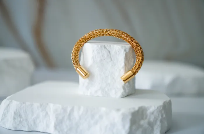 Bracelets SOKO FUMA Knit Chain Cuff Bracelet