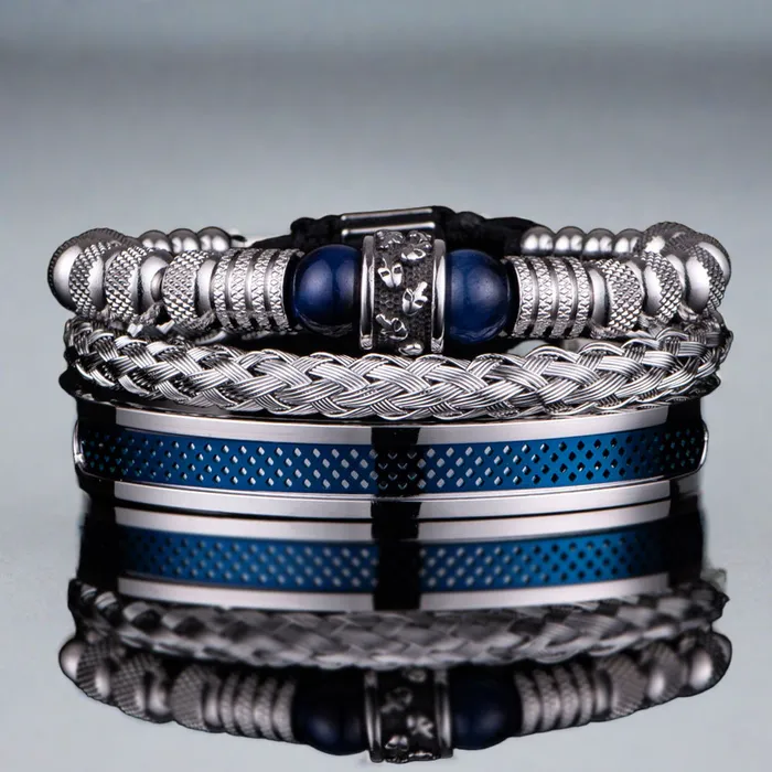 Bracelets Viking Trinkets Asgardian Keepsake Stainless Steel Skull Bracelet