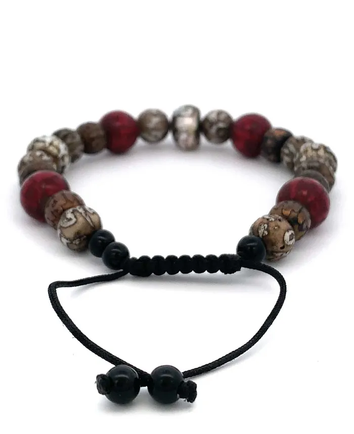 Buddha Groove Bracelets Om Mani Padme Hum Adjustable Beaded Bracelet