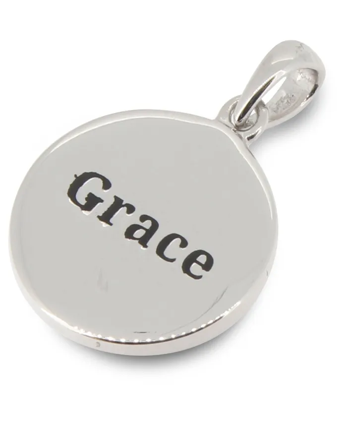 Buddha Groove Jewelry Necklaces Grace Rhodonite Sterling Silver Pendant