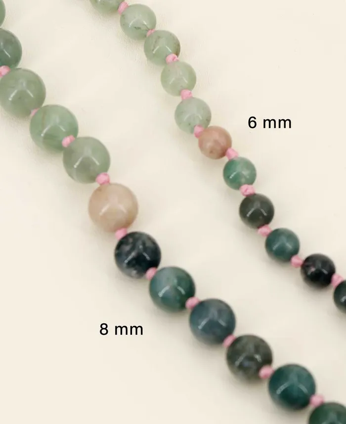 Buddha Groove Necklaces Love and Joy Heart Chakra Meditation Mala