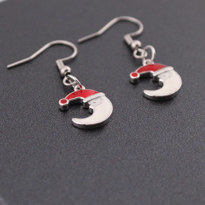 Captive Collars Earrings Santa Moon Earrings