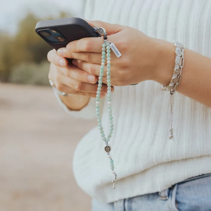 Charm Necklaces My Saint My Hero Miraculous Mary Phone Charm