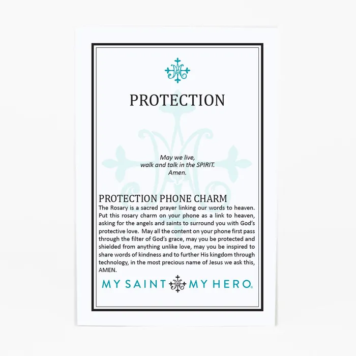 Charm Necklaces My Saint My Hero Miraculous Mary Phone Charm