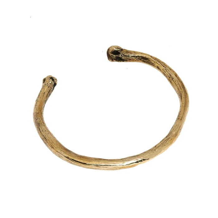 COYOTE BONE BRACELET BRASS Jess Zabala Jewelry Bracelets