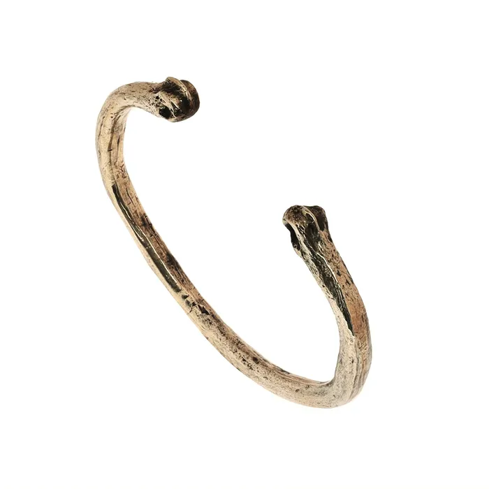 COYOTE BONE BRACELET BRASS Jess Zabala Jewelry Bracelets
