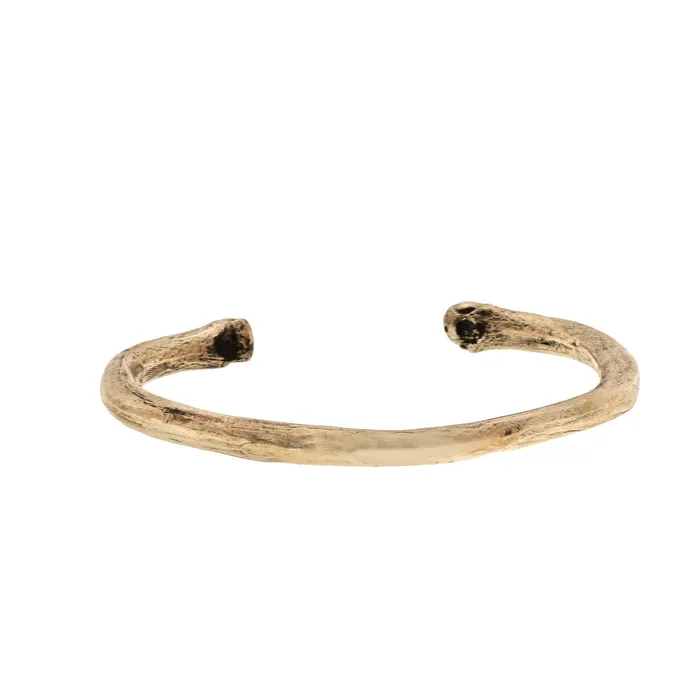 COYOTE BONE BRACELET BRASS Jess Zabala Jewelry Bracelets
