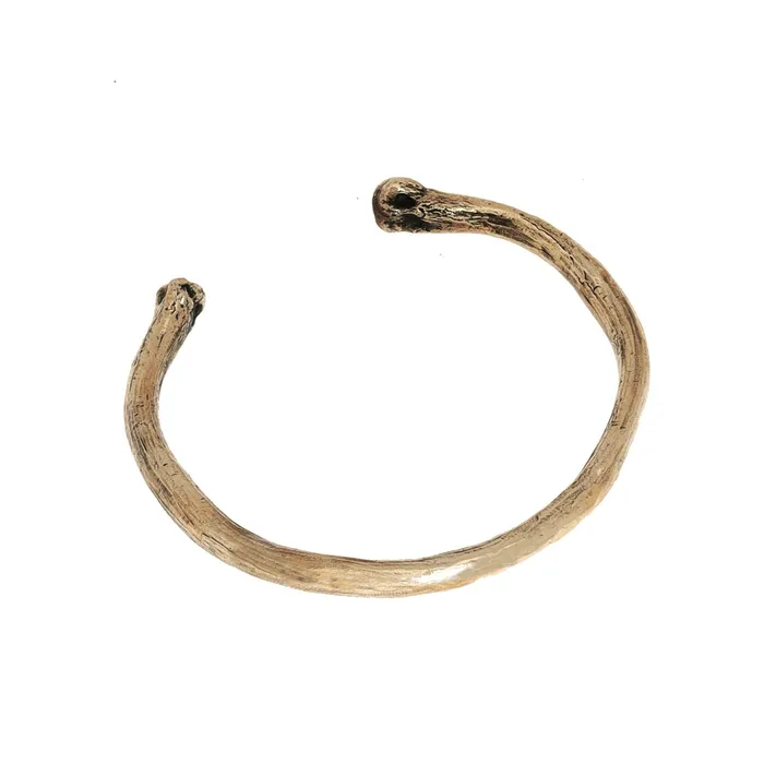 COYOTE BONE BRACELET BRASS Jess Zabala Jewelry Bracelets