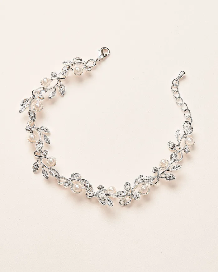  Dareth Colburn Bracelets Alexa Pearl Crystal Bracelet