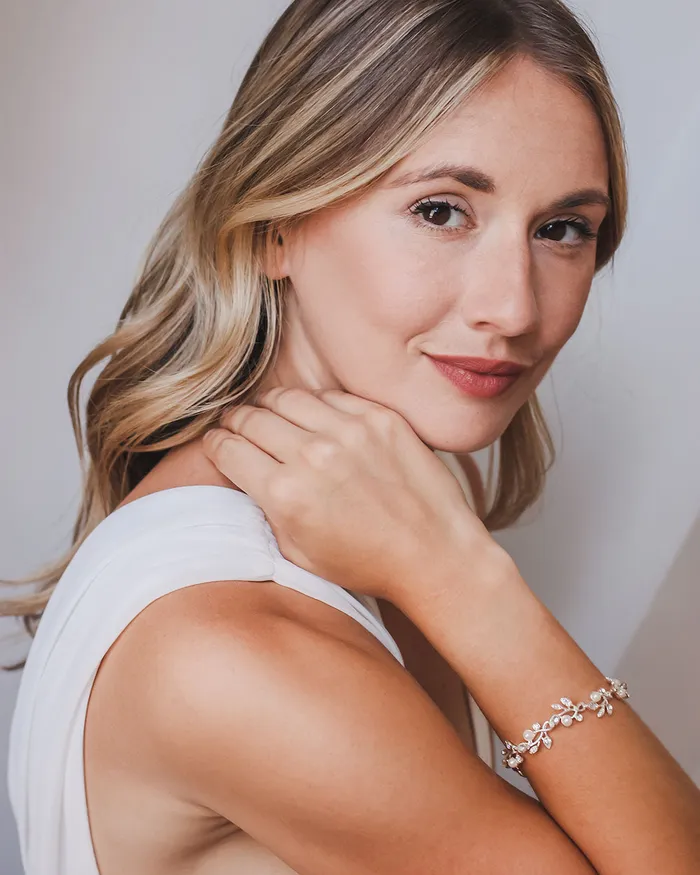  Dareth Colburn Bracelets Alexa Pearl Crystal Bracelet