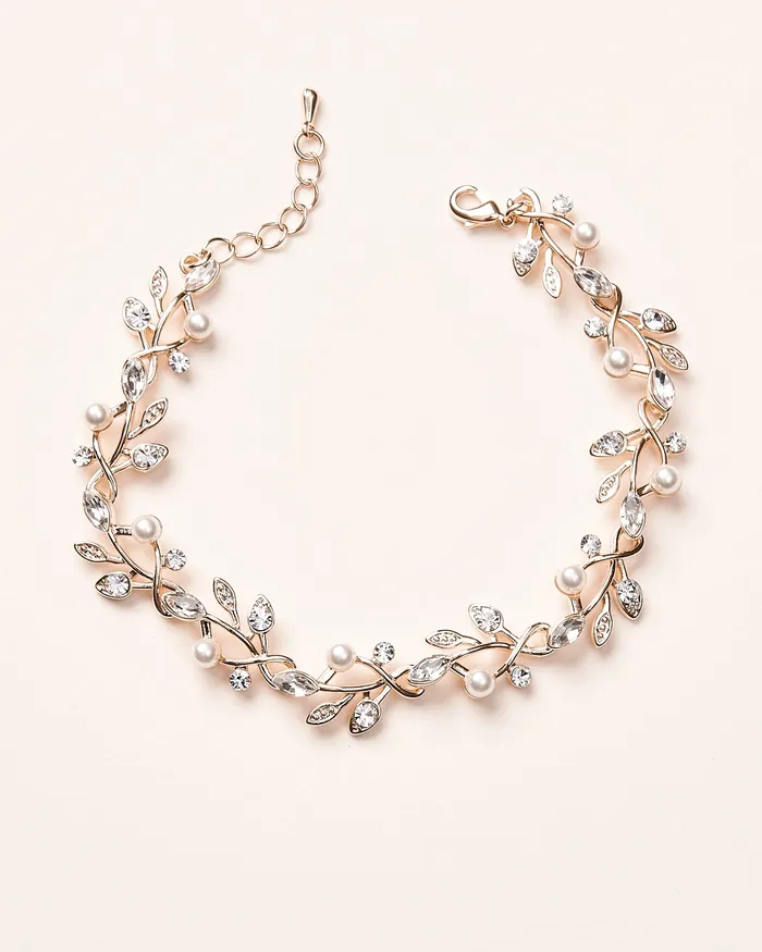  Dareth Colburn Bracelets Alexa Pearl Crystal Bracelet