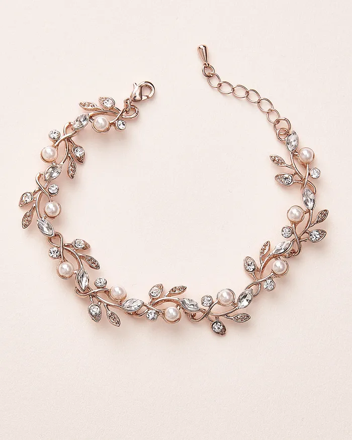  Dareth Colburn Bracelets Alexa Pearl Crystal Bracelet